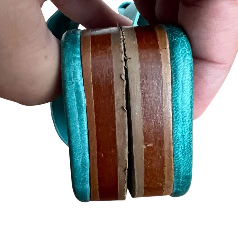 Seychelles Madhu Leather Square Toe Slide On Summer Sandals Women Size 9.5 - Picture 7 of 9